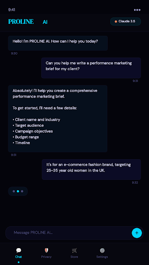 PROLINE AI Screenshot 0