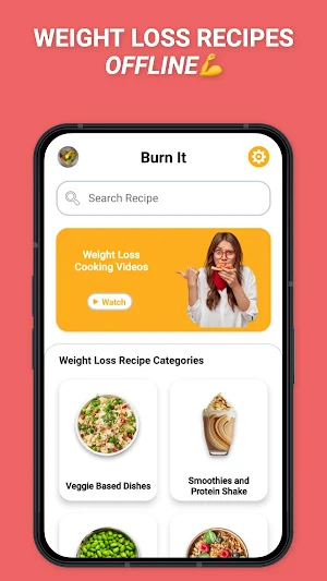 Weight Loss Recipes : BurnIt Screenshot 0