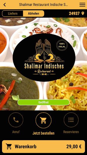 Shalimar Restaurant Screenshot 0