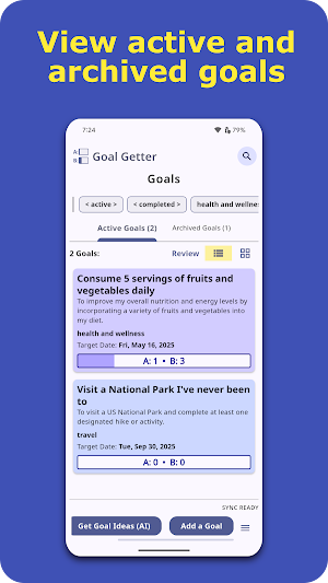 Goal Getter Screenshot 0