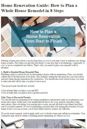 How to Do Home Renovations Screenshot 0