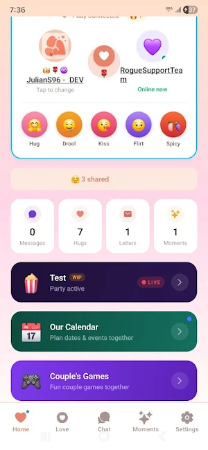 Us & Only Us Screenshot 0