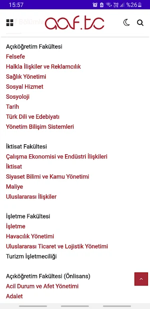 AÖF Çıkmış Sorular Screenshot 0