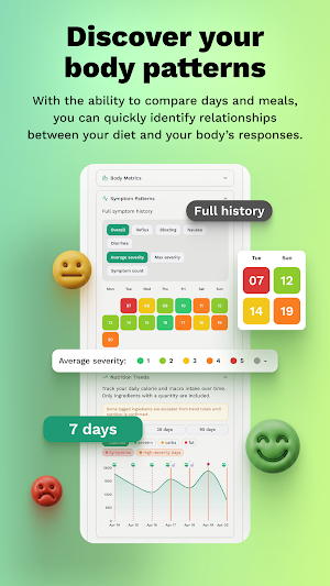 FoodTrace: Symptom & Food Log Screenshot 1