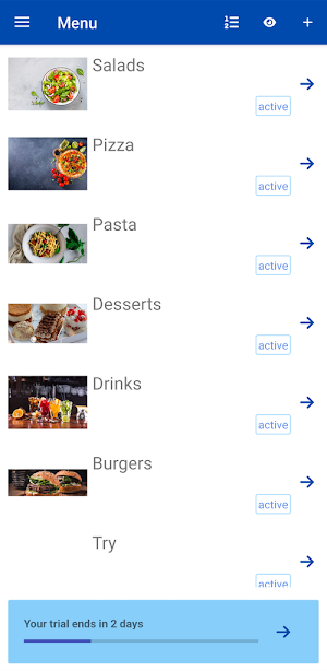 Menuemen - Digital Menu Card Screenshot 1
