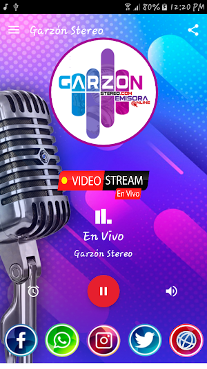 Garzón Stereo Screenshot 1