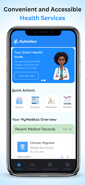MyMedikoz : Health Tracker Screenshot 1