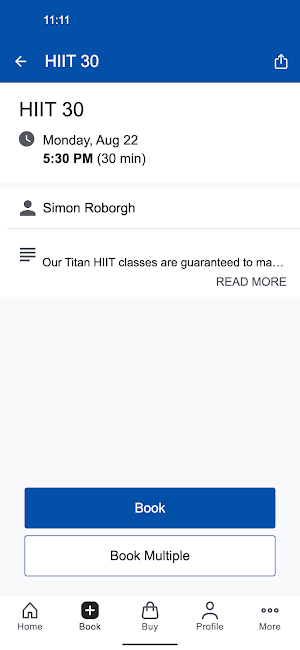 Titan Fitness Screenshot 2