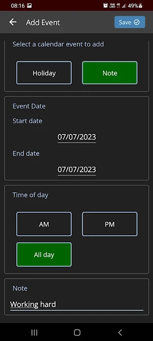 TAG Service Screenshot 3