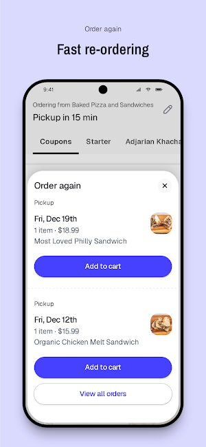 Baked Pizza and Sandwiches Screenshot 3