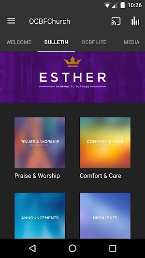 OCBFChurch App Screenshot 1