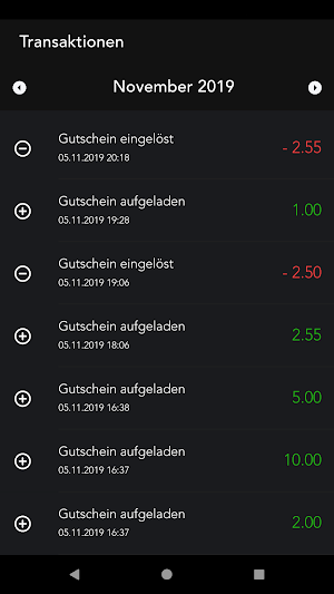 Gutscheine Händlerapp Screenshot 2