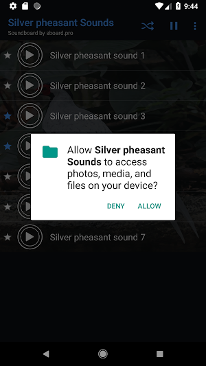 Silver pheasant sounds ~ Sboard.pro Screenshot 1