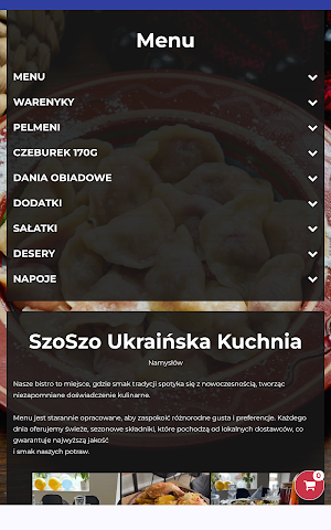 SzoSzo Ukraińska Kuchnia Screenshot 2