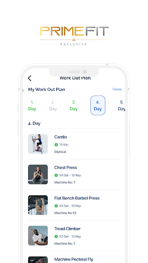 PRIMEFIT EXCLUSIVE Screenshot 1