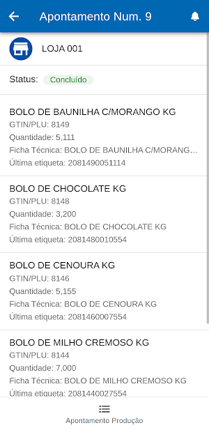 Controle de Produção - PCP Screenshot 0