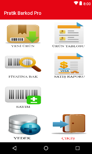Pratik Barkod Sistemi (Pro) Screenshot 1