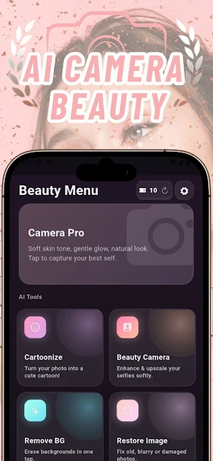 AI Beauty Camera : Filter AI Screenshot 1