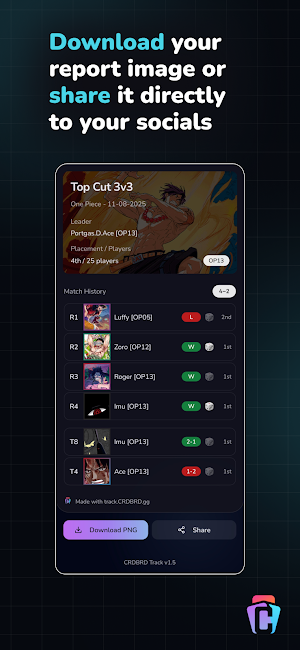 CRDBRD Track Screenshot 2