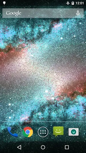 Galaxy Dust Live Wallpaper Screenshot 1