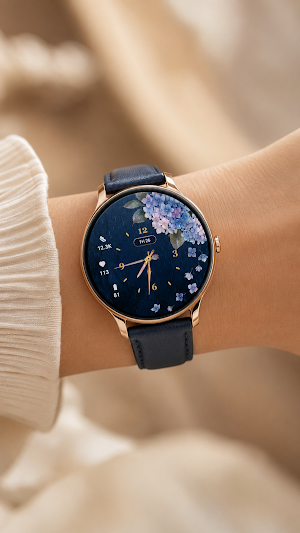 Ajisai Analog Watch Face Screenshot 0