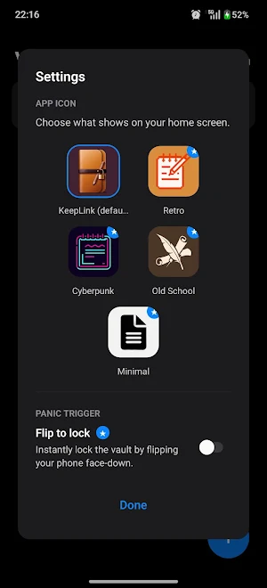 KeepLink: Links kept quiet Screenshot 1