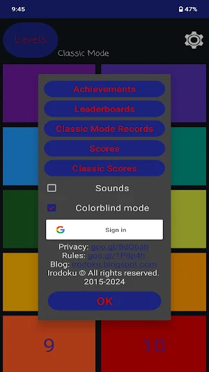 Irodoku Puzzle Screenshot 1