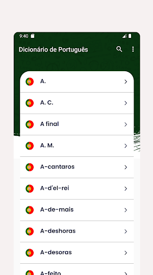 Dicionário de Português Screenshot 1
