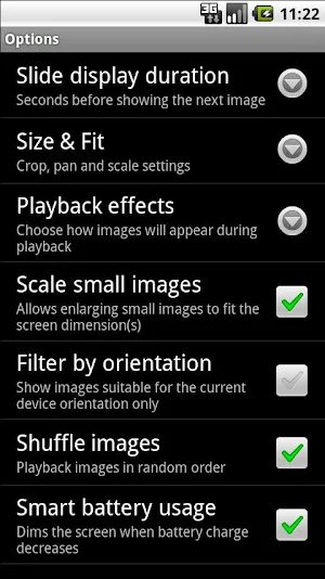 Photo Slides (Photo Frame) Screenshot 2