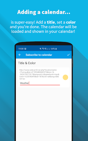 ICSx⁵ – sync Webcal & .ics calendars Screenshot 1