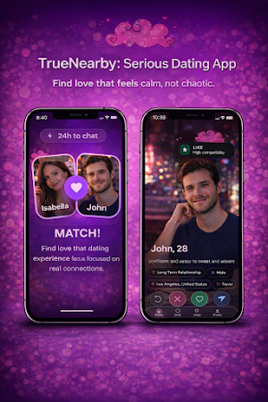 TrueNearby: Serious Dating App Screenshot 2