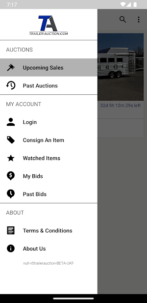 Trailer Auction Screenshot 3
