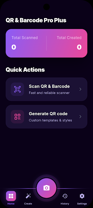 QR & Barcode Pro Plus Screenshot 0