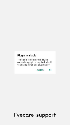Plugin: Livecare Support LiveLet Screenshot 1