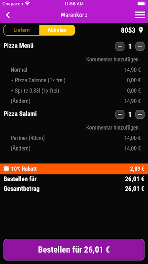 Speed Food Graz Screenshot 1