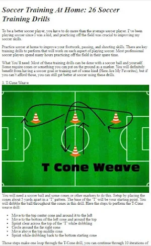 How to Play Soccer Training Screenshot 3