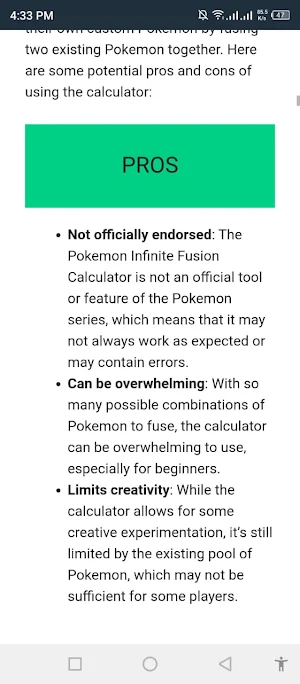 Pif Calculator Screenshot 3