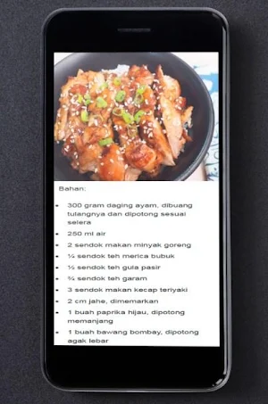 Resep Teriyaki Enak Screenshot 1