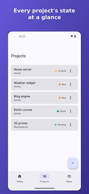 TriageMe: Side Project Tracker Screenshot 1