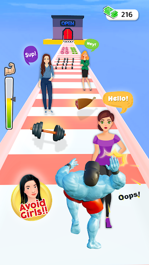 Muscle Rush Slap Smash Running Screenshot 2