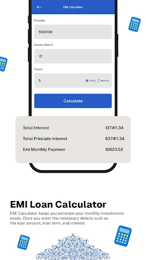 CashLoan - EMI Loan Calculator Screenshot 1
