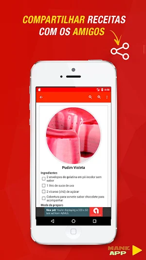 Receitas de Pudim Screenshot 3