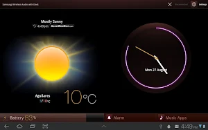 Samsung Wireless Audio Dock screenshot 1
