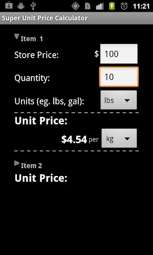 Super Shopping Calculator Screenshot 3