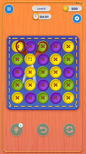 Scissors & Buttons Match Maker Screenshot 0