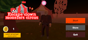 Escape clown monsters circus Screenshot 0