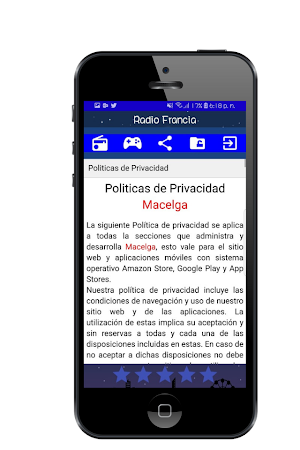 Radio Francia Mejores Radios Screenshot 0
