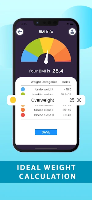 BMI Monitor Screenshot 3