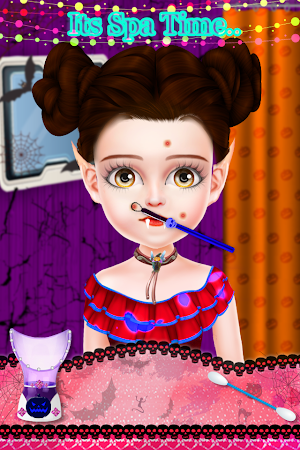Halloween Girls Makeup Game: Makeover Spa Salon Screenshot 1