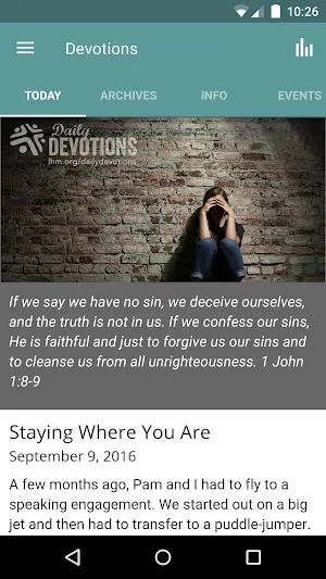 Daily Devotions by LHM Screenshot 0